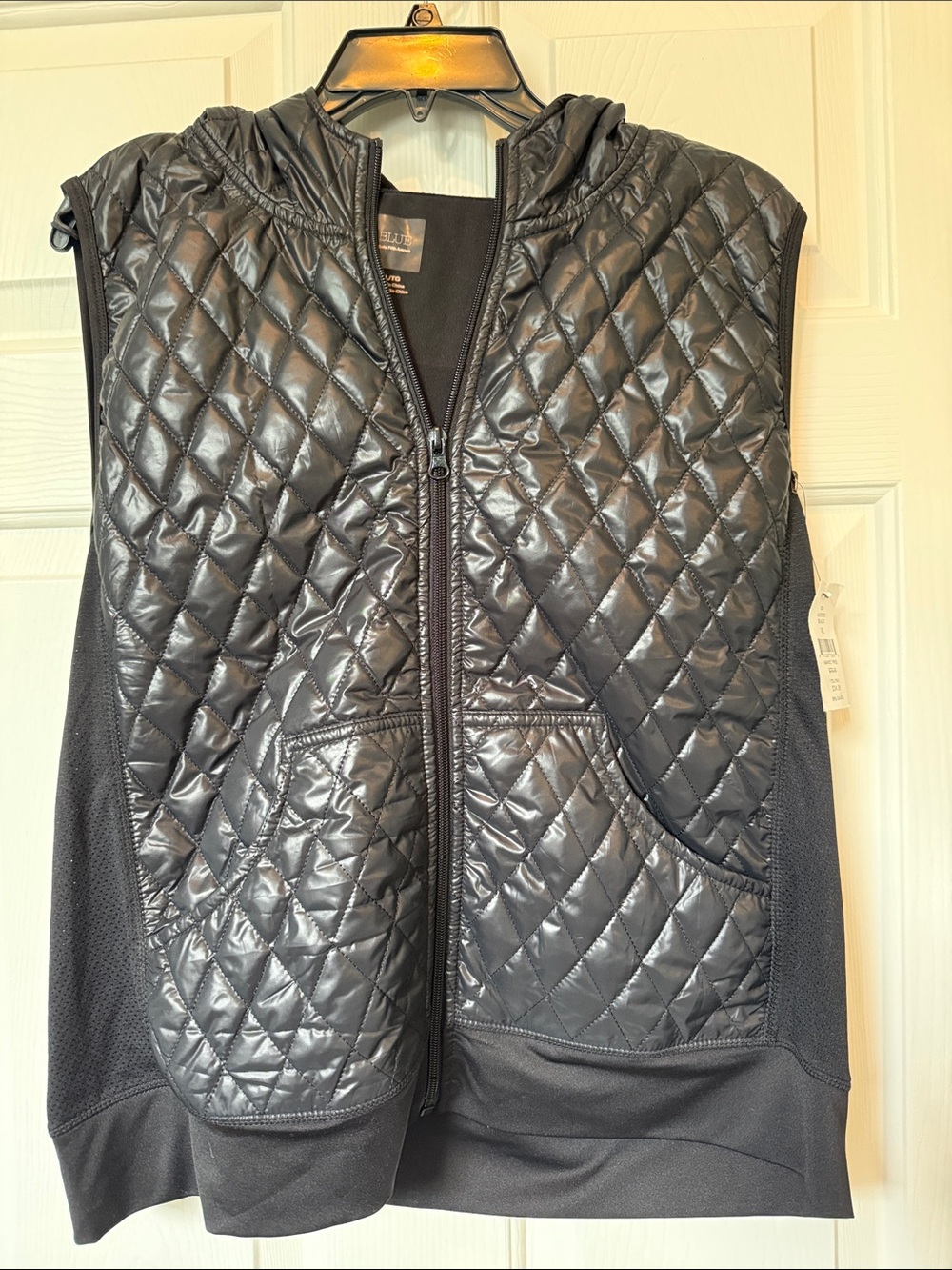 Saks Fifth Avenue Lightweight Quilted Hooded Vest - Black